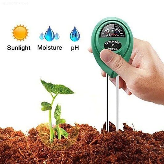 Three-in-One Soil moisture, PH, and Sunlight Sensor