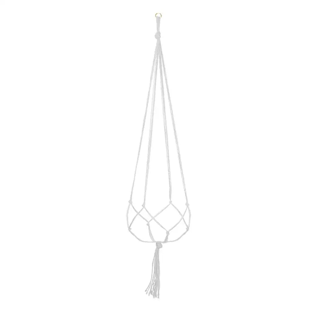 1pcs Braided Rope Hanging Basket
