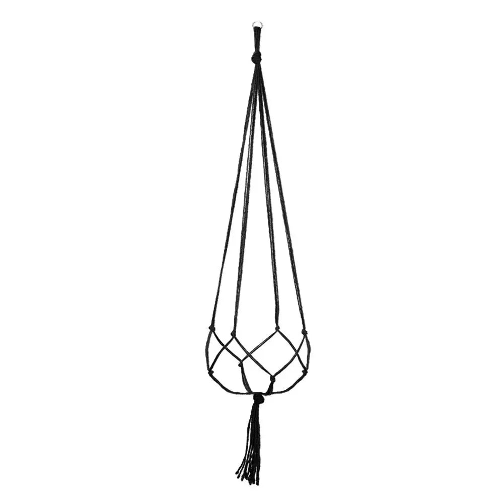 1pcs Braided Rope Hanging Basket