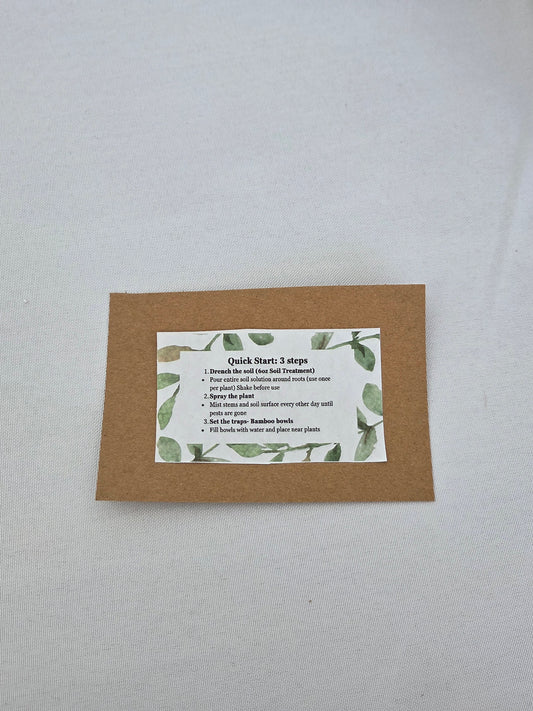 Print out of how to use soil drenches and the benefits of use